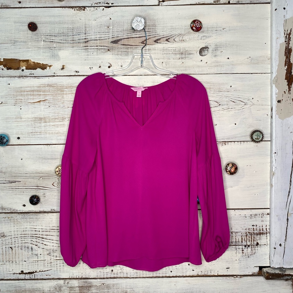 Lilly Pulitzer bright purple/ pink long sleeve